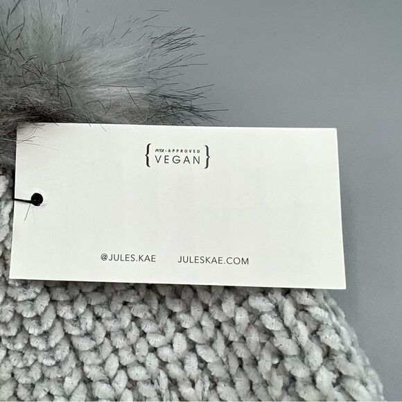 Jules Kae Knit Pom Pom Beanie - Picture 3 of 7